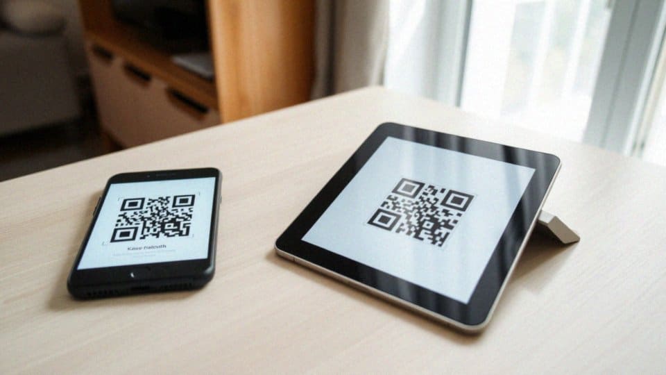 W jaki sposób można skanować kod QR do połączenia urządzeń?