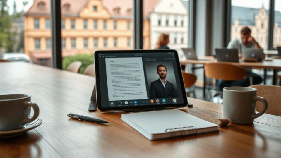 Jakie korzyści płyną z używania tabletu zamiast laptopa w pracy?