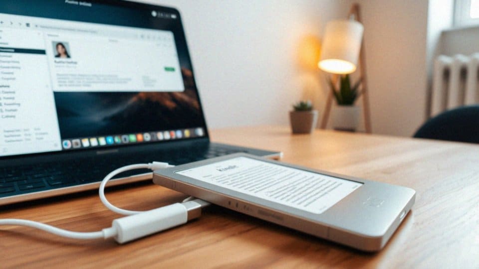 Jak wgrywać książki przez kabel USB?