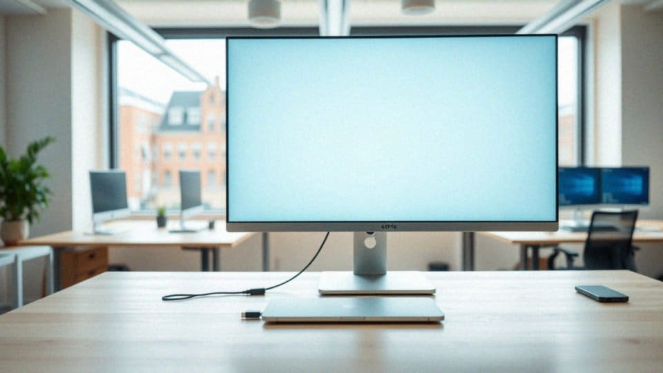 W jaki sposób monitor biurowy zwiększa komfort i wydajność?